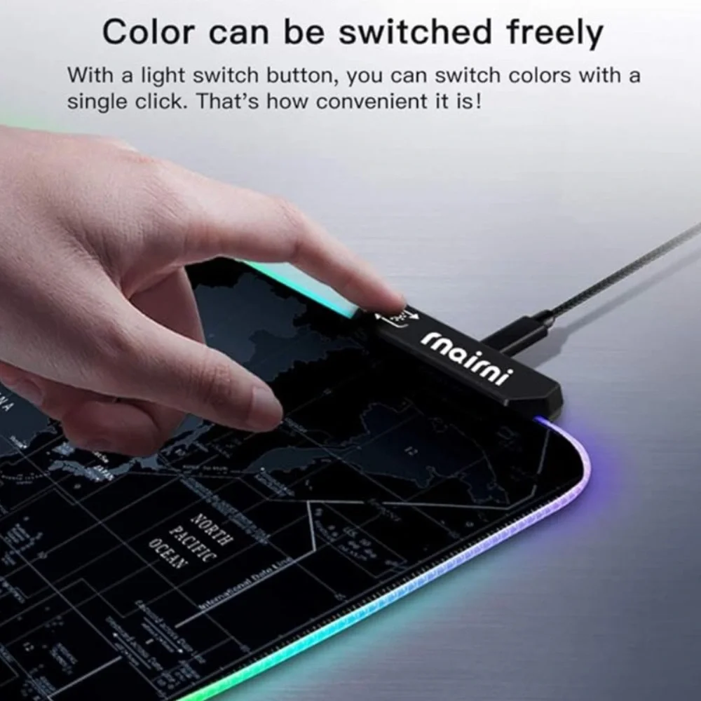 NEW Extended RGB Gaming Mouse Pad Extra Large Gaming Mouse Pad 4 Gamers 31.5x15